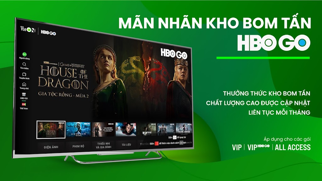 VieON for Android TV स्क्रीनशॉट 4