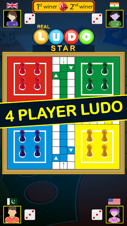 Screenshot Real Ludo Star King : Board Game 2