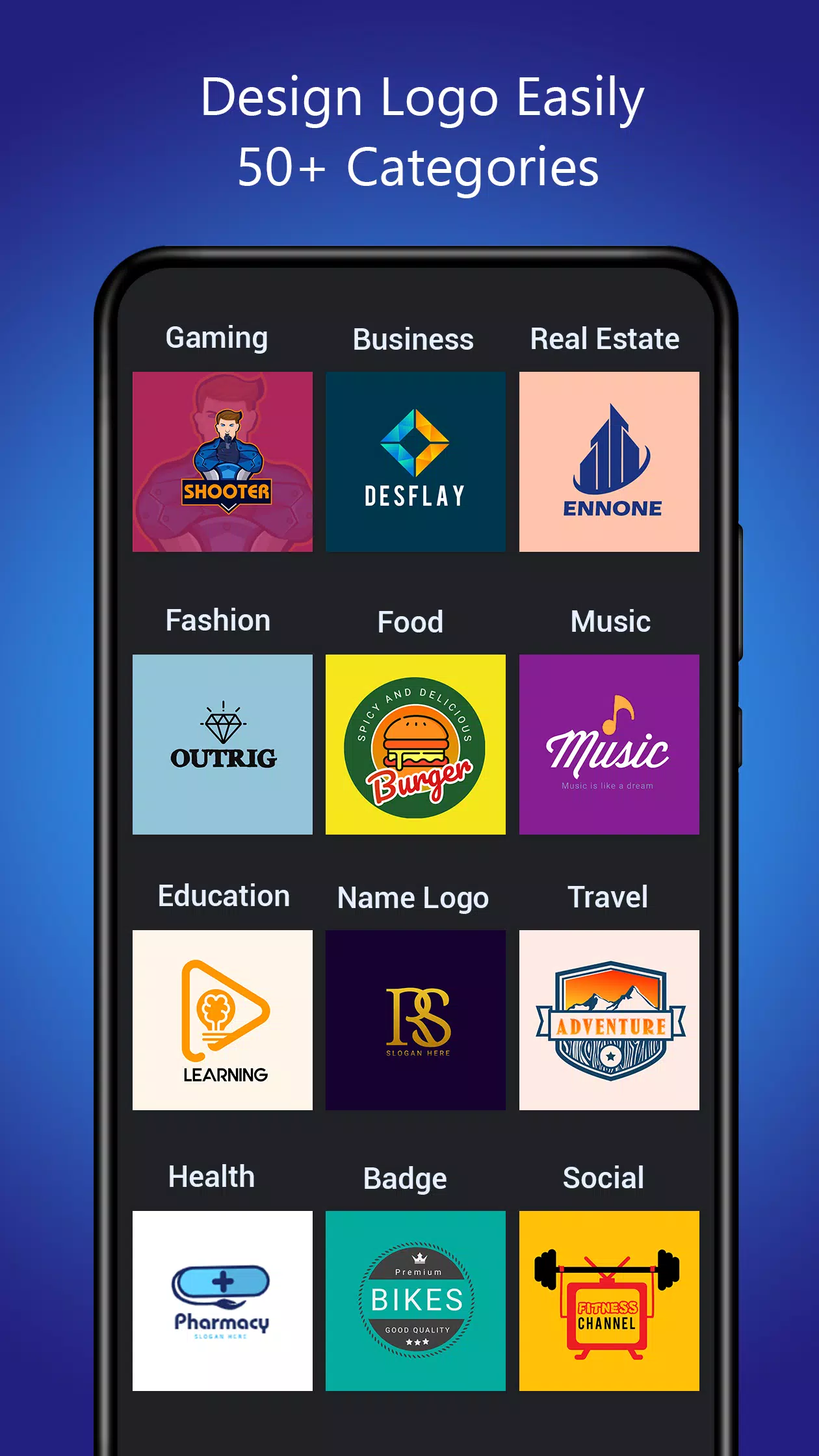 Screenshot Criar Logotipo design logo app 2