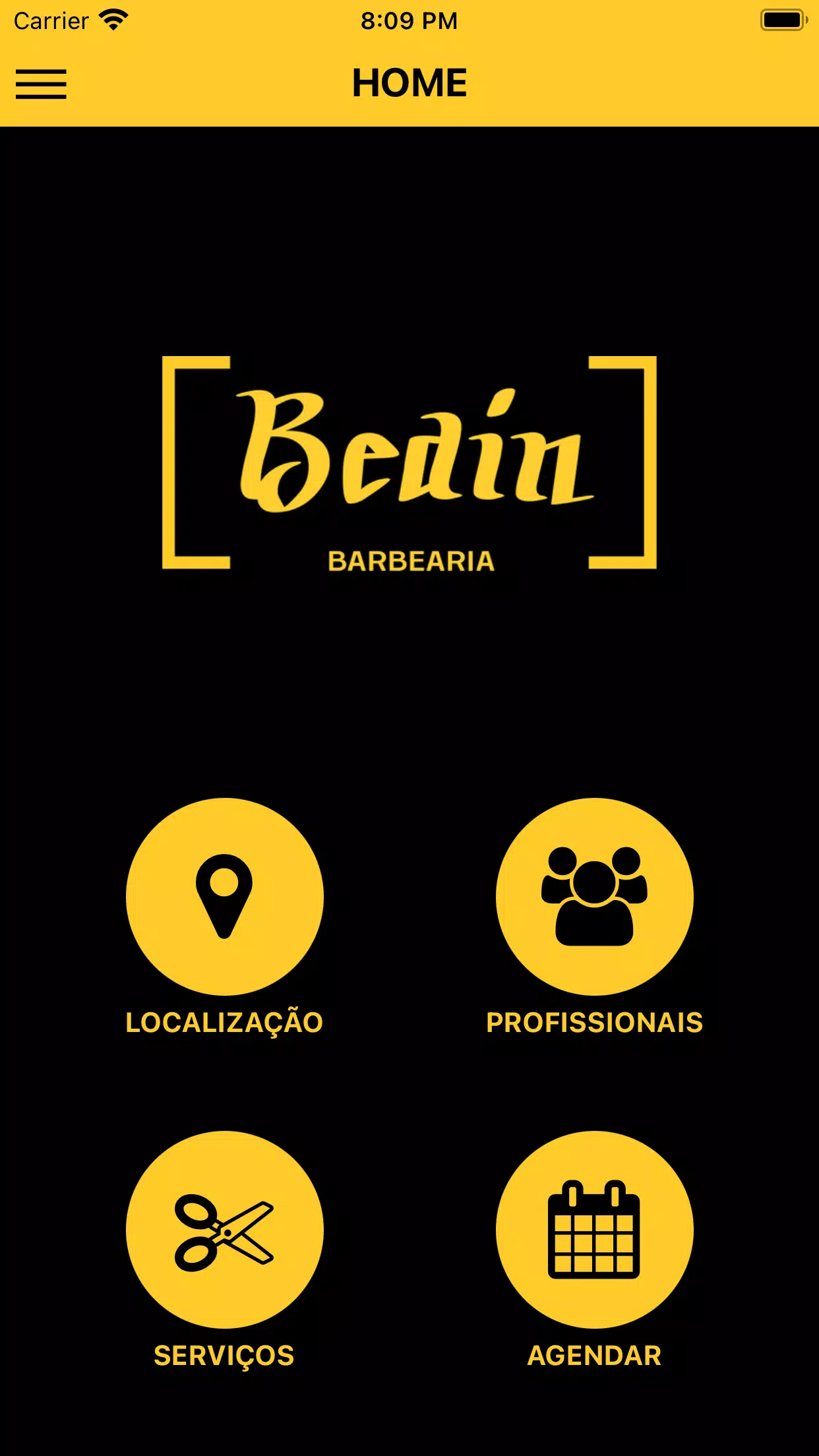 Bedin Barbearia экрана 1