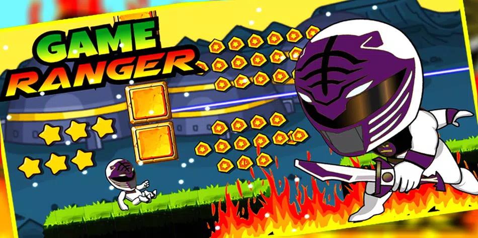 Superheroes Dino Rangers Dash captura de pantalla 