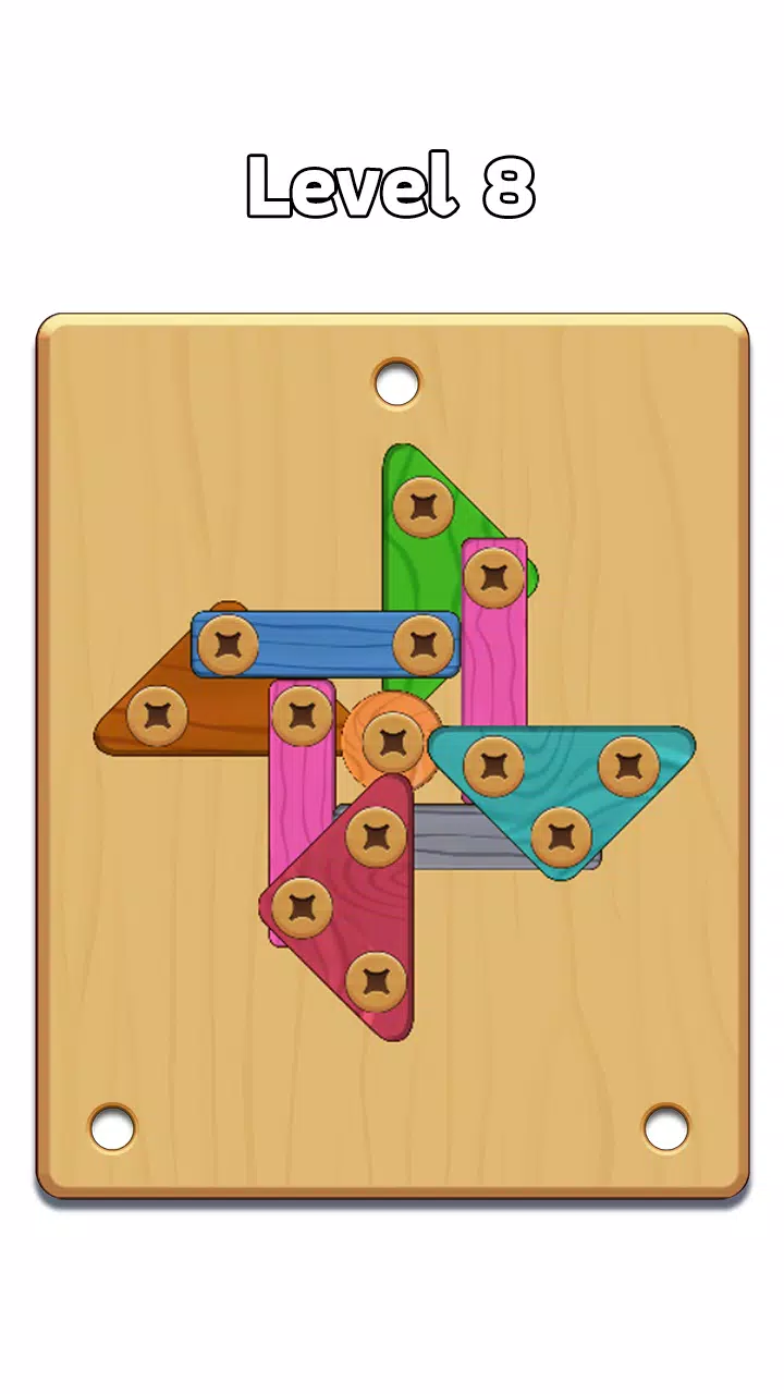 Wood Nuts & Bolt: Screw Puzzle screenshot 1