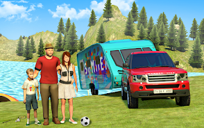 Camper Van Virtual Family Game ekran görüntüsü 1