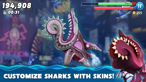 Hungry Shark World экрана 3