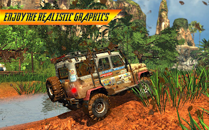 Offroad Jeep Driving Simulator captura de pantalla 