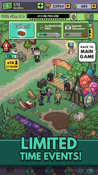 Bud Farm: Idle Tycoon Mod ဖန်သားပြင်ဓာတ်ပုံ 3