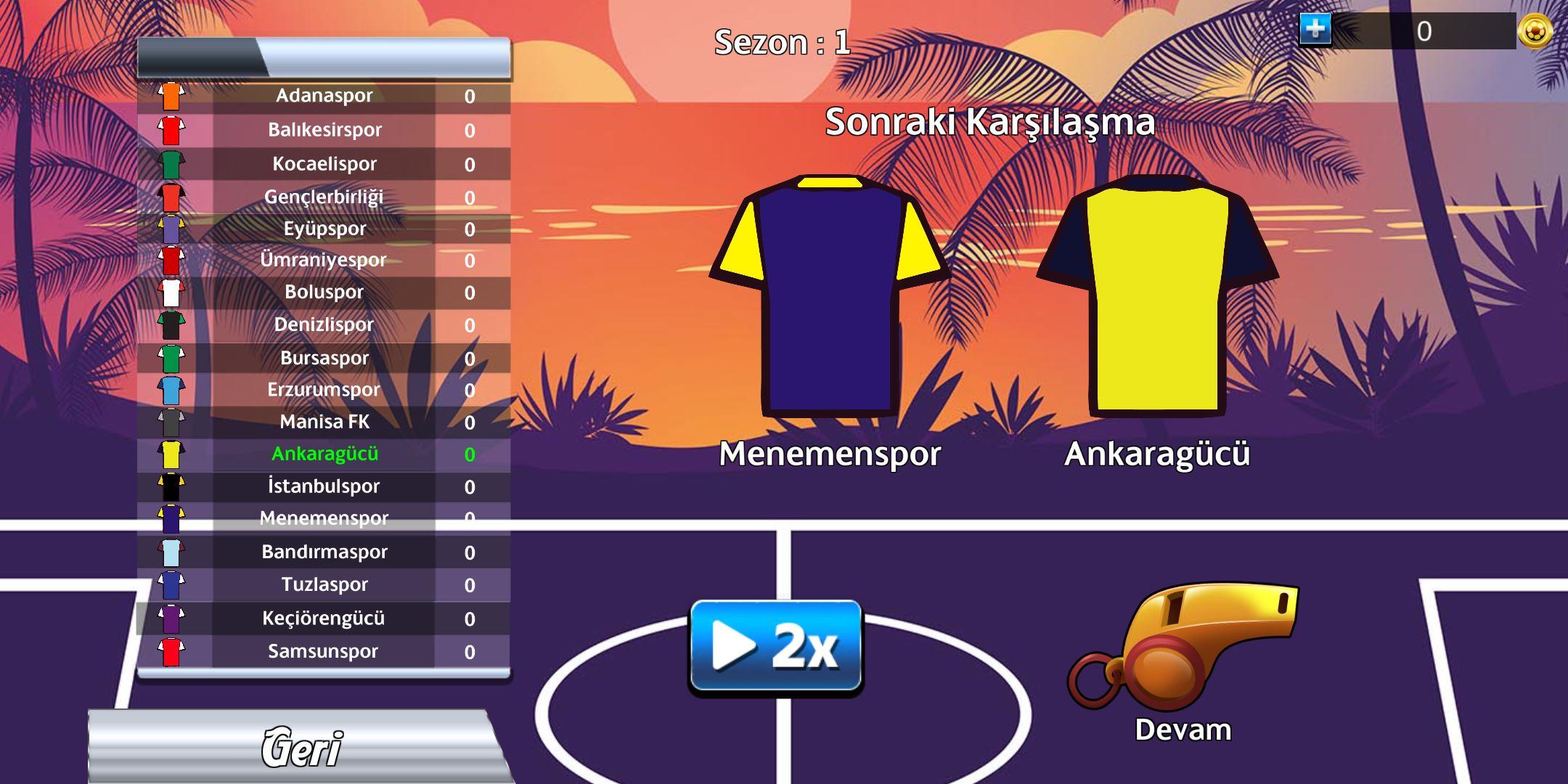 Screenshot Head Football - Turkey League 1