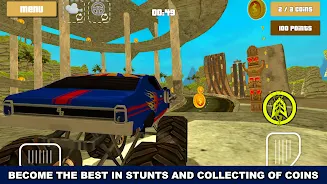 Monster Truck Racing Hero 3D ảnh chụp màn hình 1