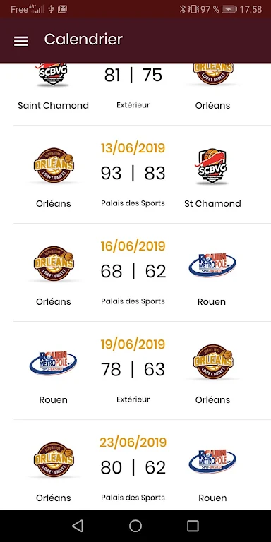 Orléans Loiret Basket - OLB captura de pantalla 