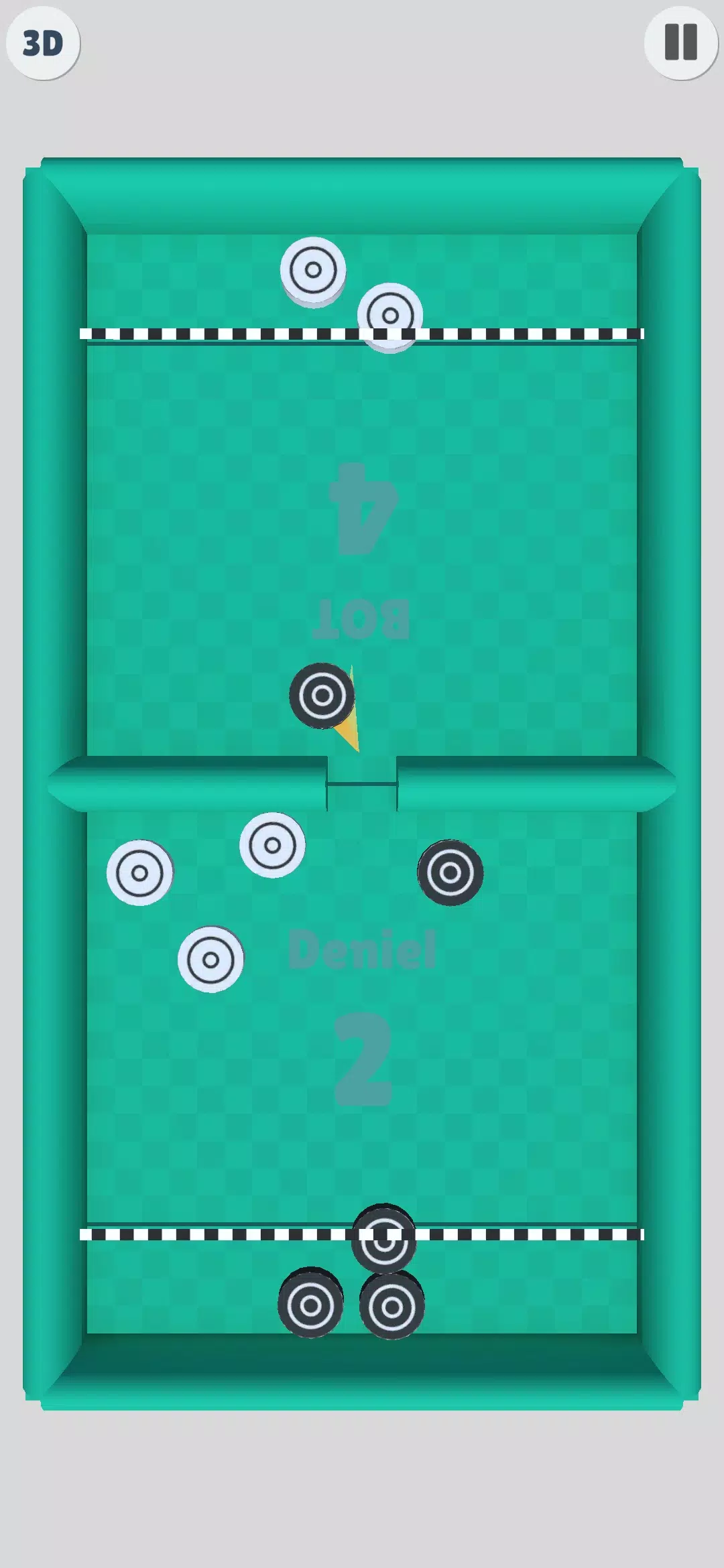 Puck Battle 2 Player Game экрана 2