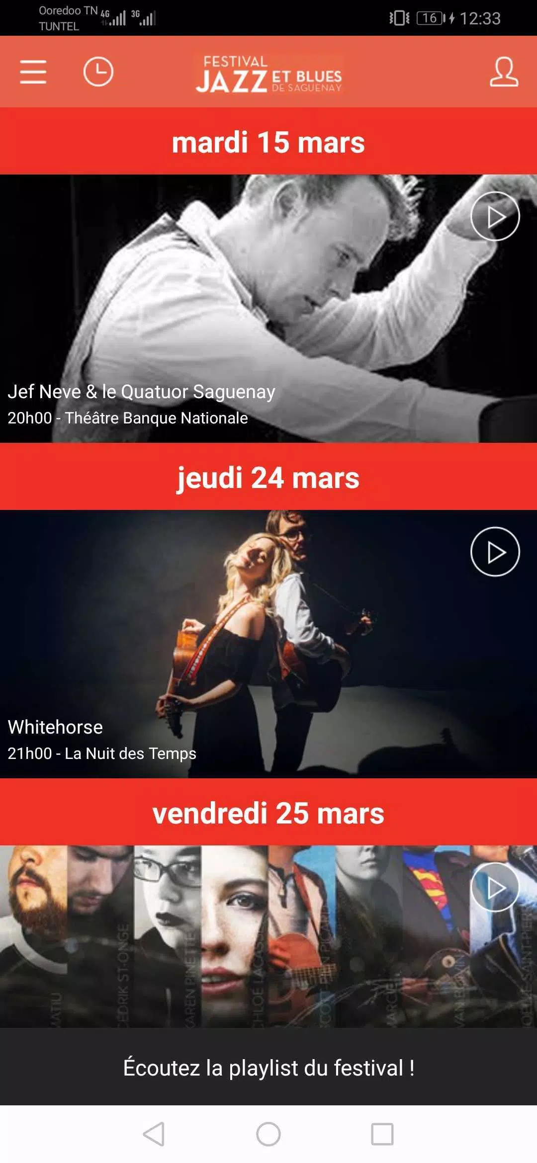 Festival Jazz & Blues Saguenay Screenshot 1