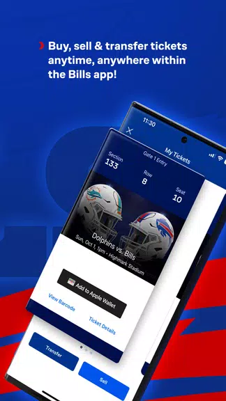 Buffalo Bills Mobile zrzut ekranu 4