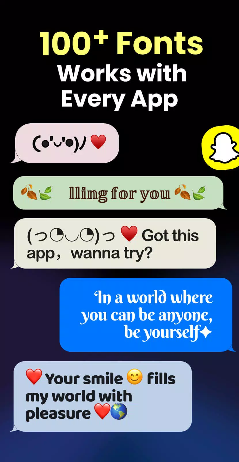 Fonts Keyboard Themes & Emoji Screenshot 2