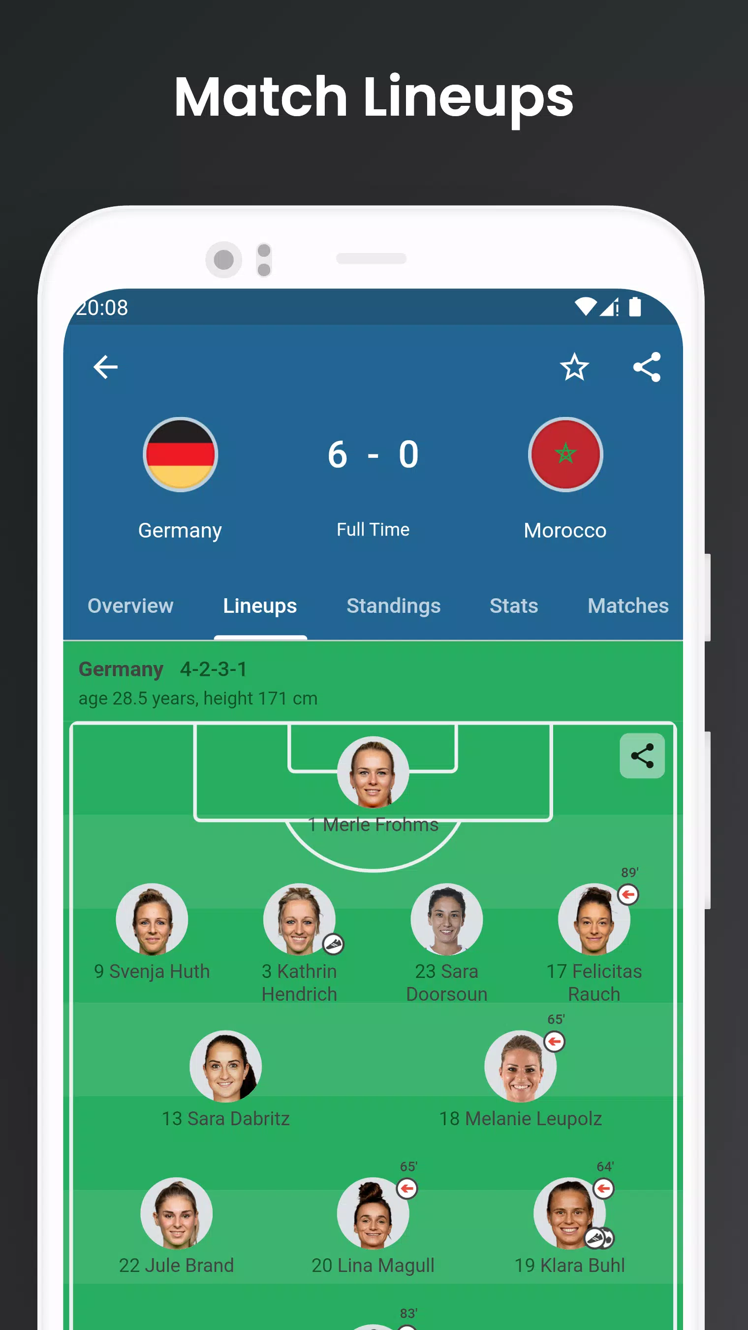 Screenshot Footba11 - Soccer Live Scores 4