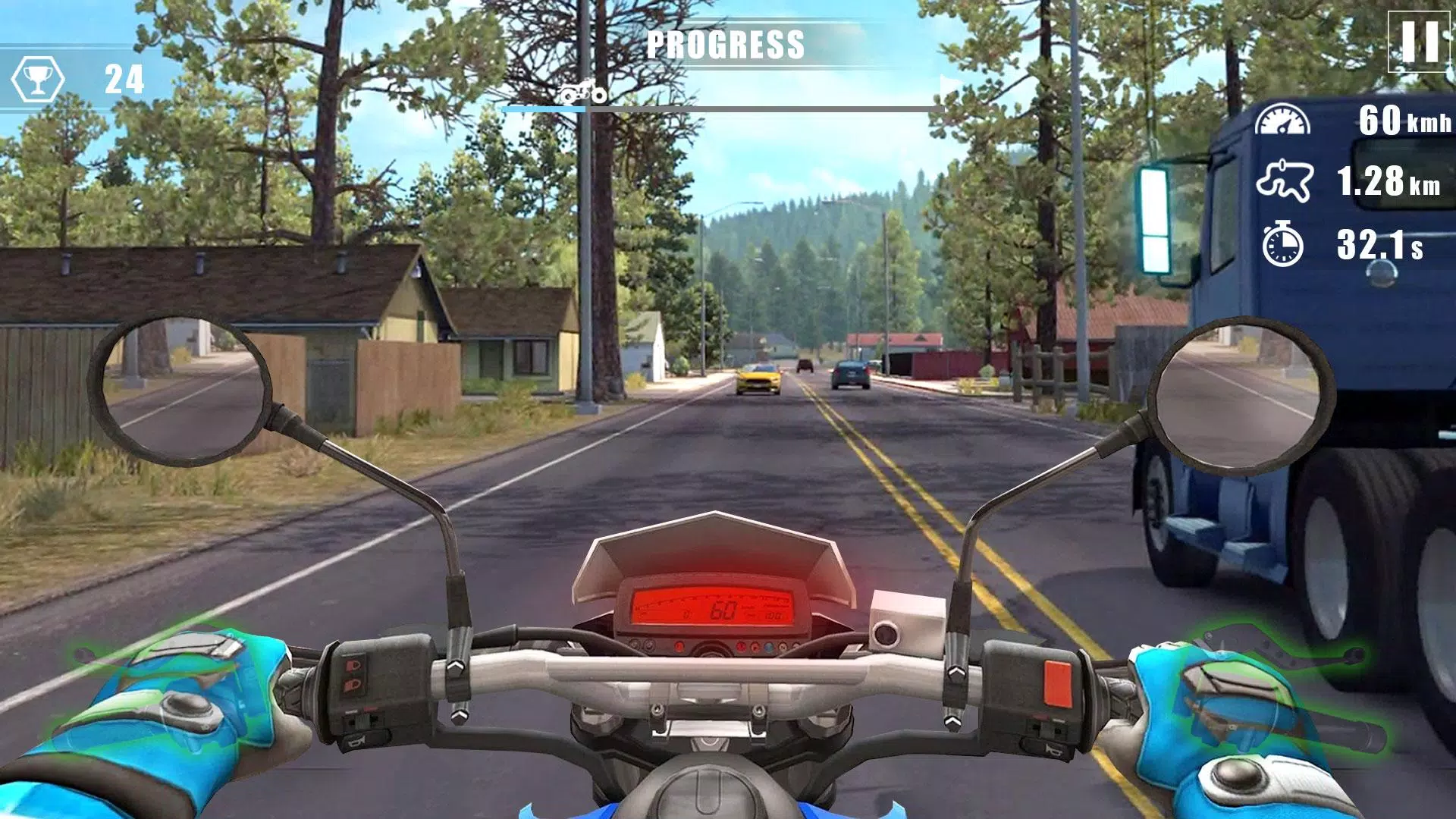 Moto Bike Race : Driving Car应用截图第1张
