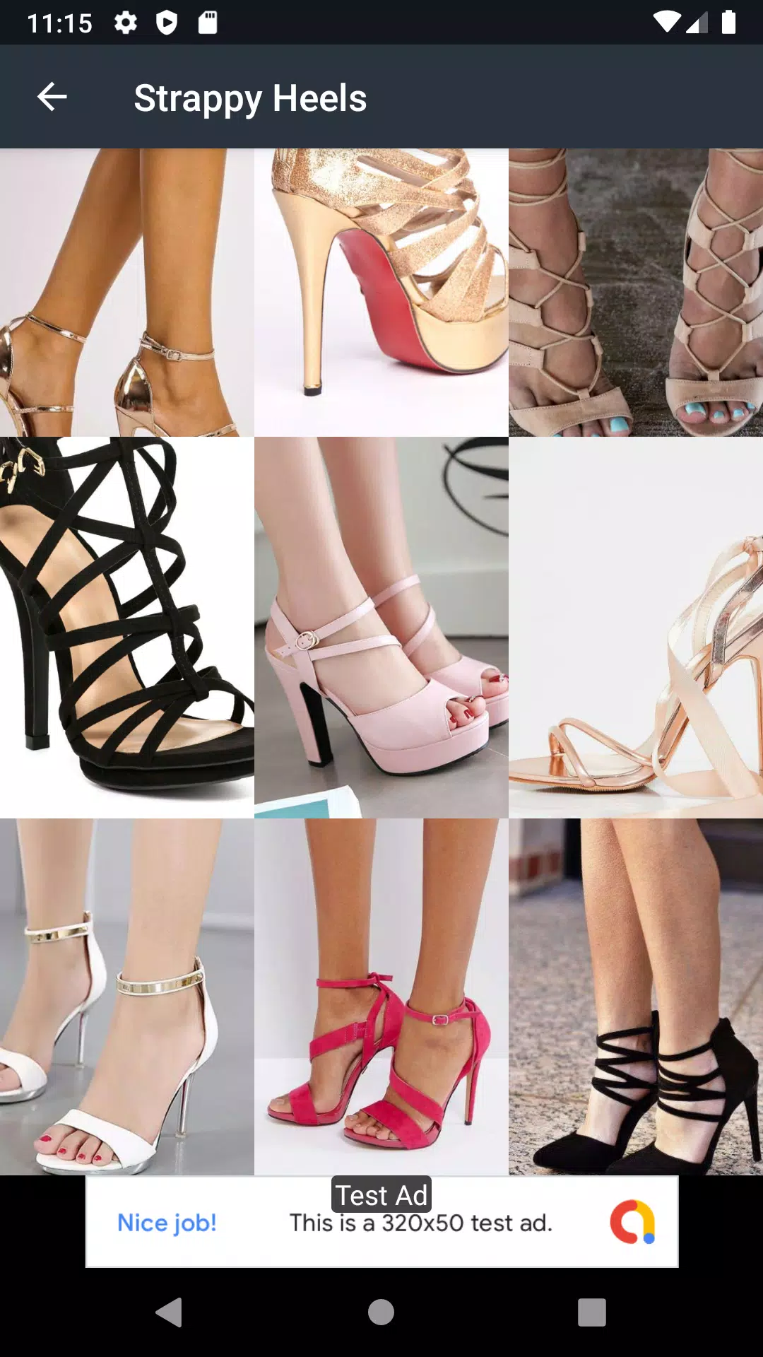 Strappy Heels Ideas स्क्रीनशॉट 2