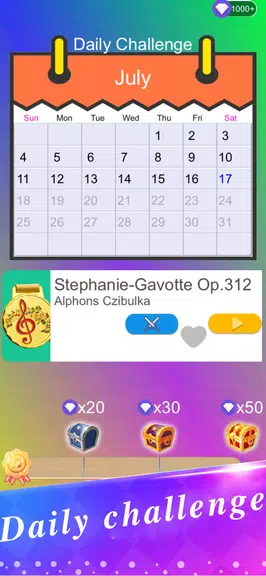 Rhythm Tiles 3:PvP Piano Games应用截图第4张