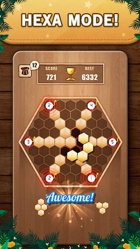 Screenshot Wooden 100 Block Puzzle Game 2