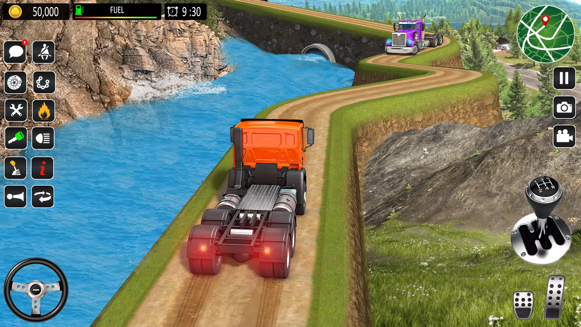 Mountain Truck Driving Games ekran görüntüsü 4