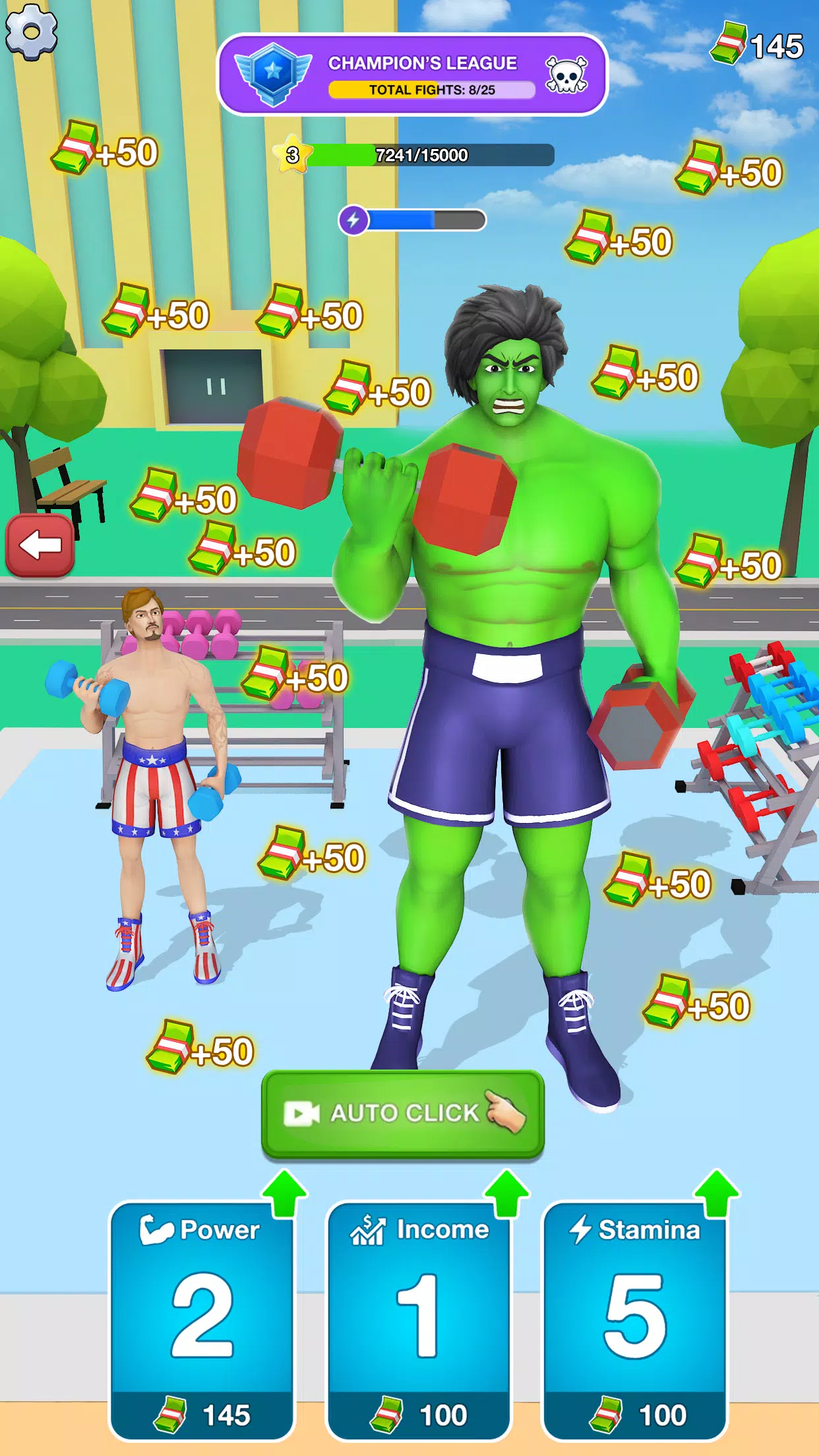 Gym Clicker Hero: Idle Muscles screenshot 1