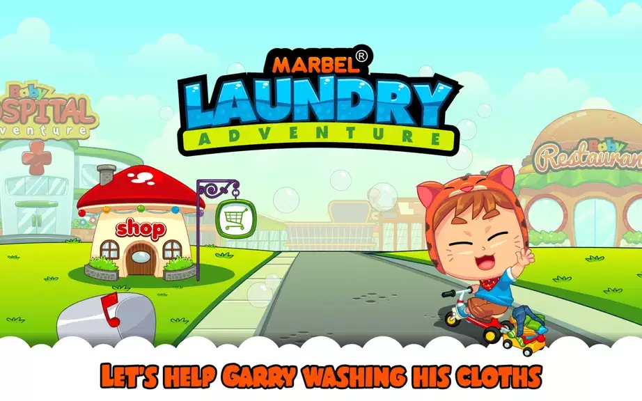 Marbel Laundry - Kids Game screenshot 1