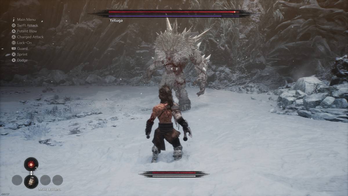 Yetuga 보스는 첫 번째 Berserker : Khazan에서 싸움을합니다
