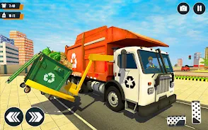 Real Garbage Truck Simulator Captura de tela 3