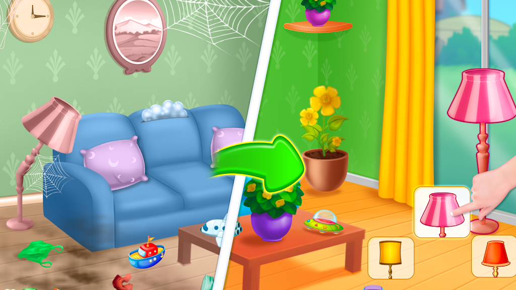 Screenshot Home cleaning game for girls 3