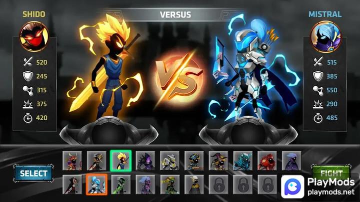 Stickman Legends: Shadow Fight Offline Sword Game ảnh chụp màn hình 2