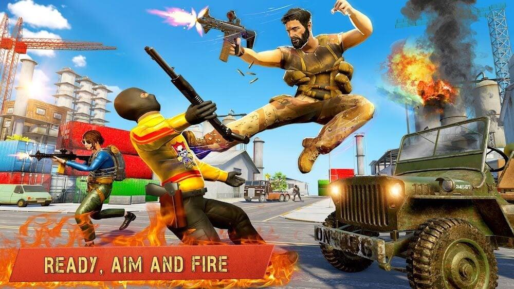 Commando Gun Shooting Games 3D ဖန်သားပြင်ဓာတ်ပုံ 4