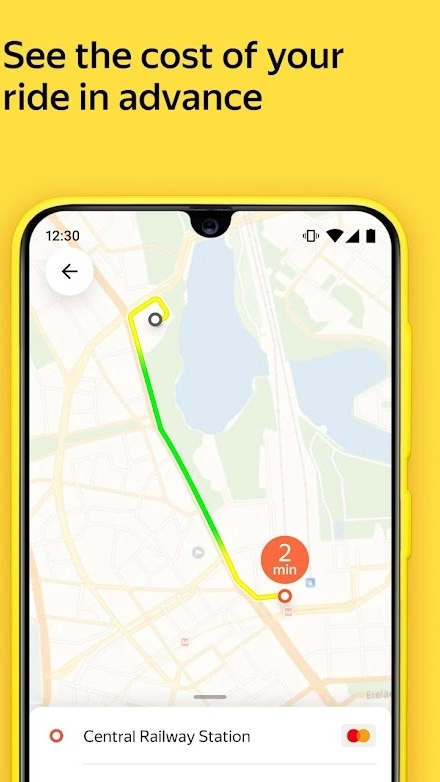 Yandex Go: taxi and delivery captura de pantalla 