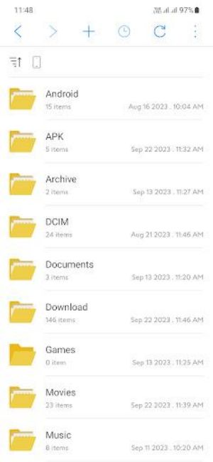 SD Card Manager For Android Captura de tela 1