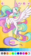 My Little Unicorn Coloring Screenshot 4