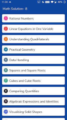 Class 8 Maths Solution NCERT screenshot 1