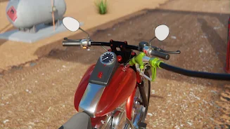 Motorcycle Long Road Trip Game captura de pantalla 