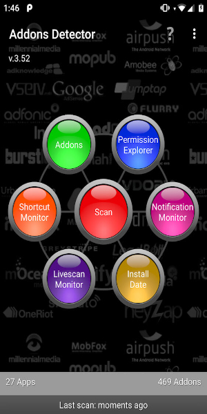 Addons Detector ဖန်သားပြင်ဓာတ်ပုံ 1