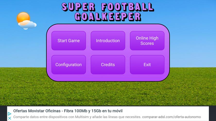 Super Football Goalkeeper Captura de pantalla 4