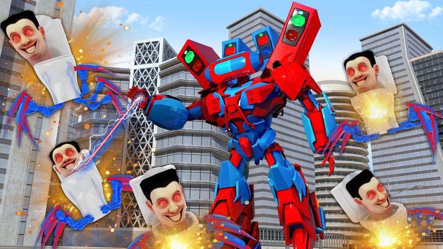 Toilet Monster Robot Games Screenshot 1