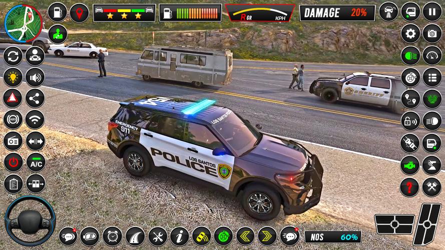 City Police Cop Car Driving 3D экрана 3