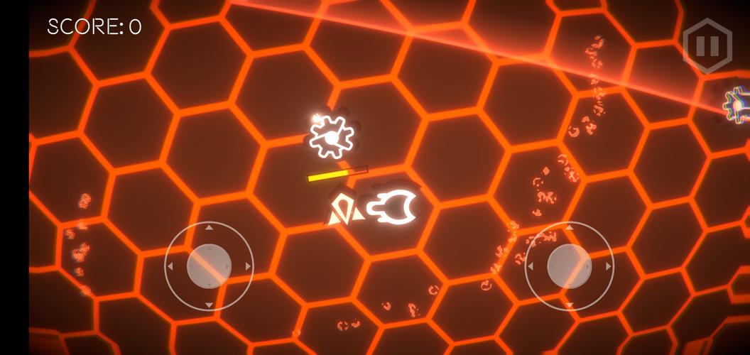 Hexa-Neon Shooter Screenshot 1