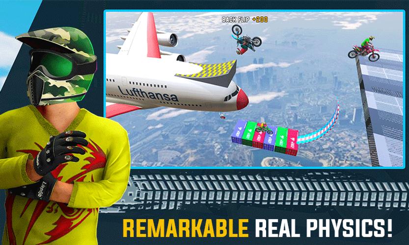 Crazy Bike Racing Stunt Game Screenshot 3