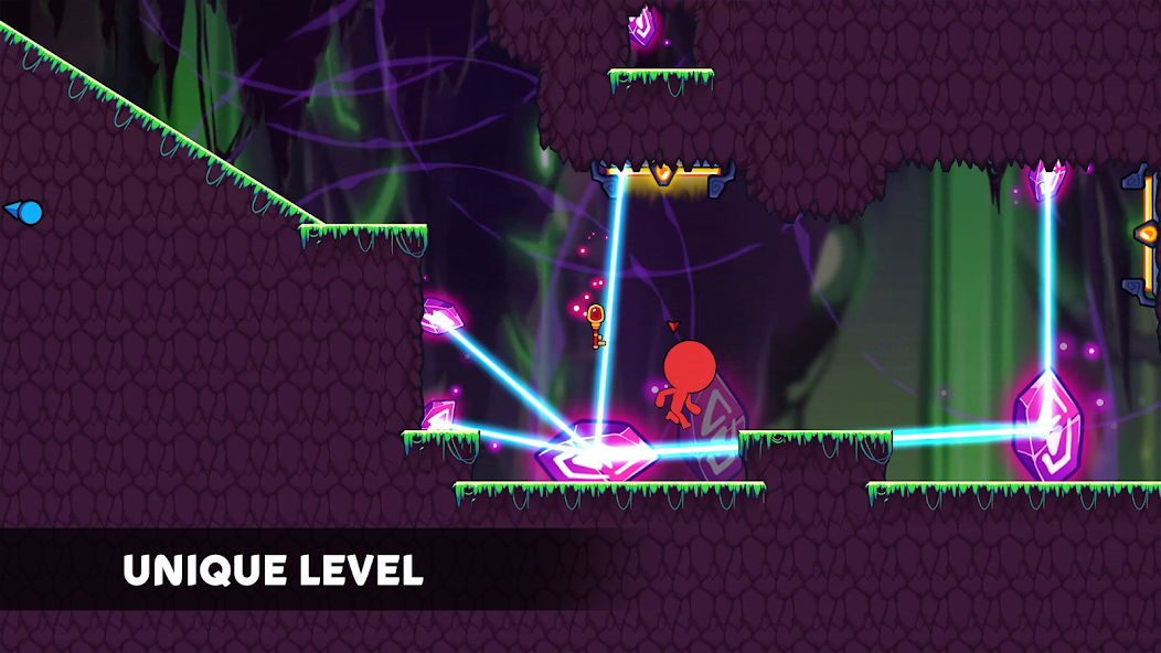 Stick World: Red Blue Journey Mod captura de pantalla 