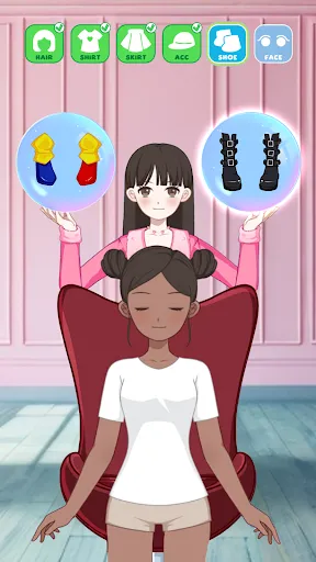 Screenshot Left or right: Magic Dress up 3
