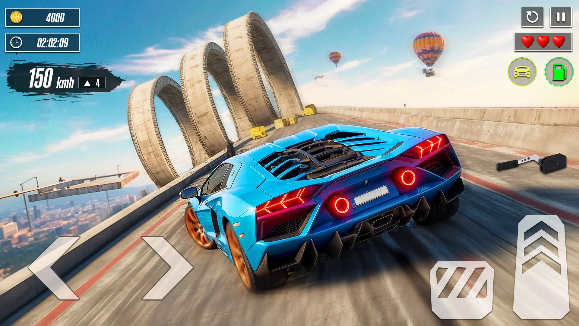 Mega Ramp Stunt: GT Car Racing应用截图第4张