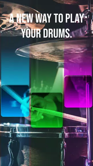 Drum Tiles: drumming game Screenshot 1