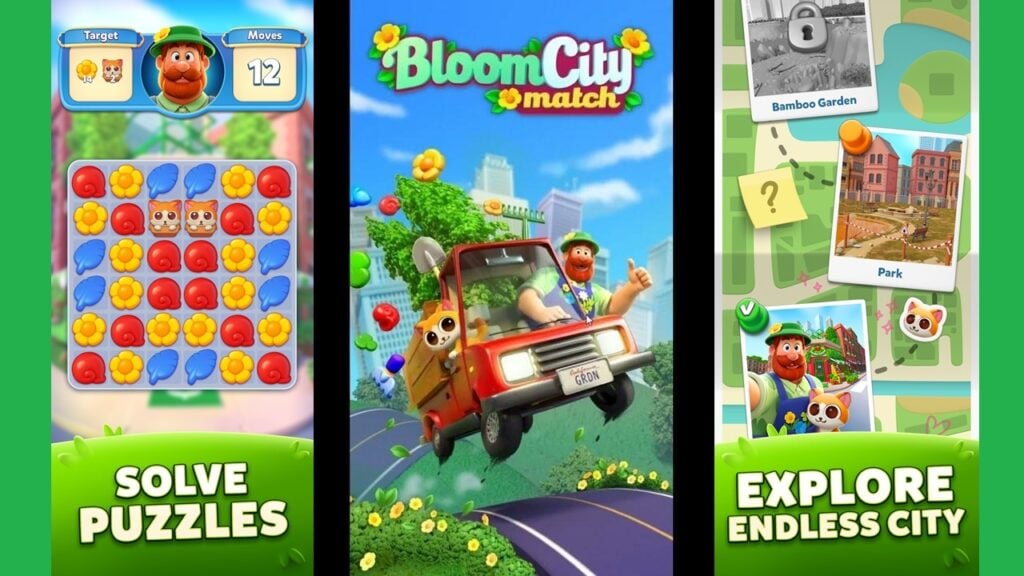 Bloom City Match: เปิดตัว Mobile Match-3 Adventure ใหม่ของ Rovio