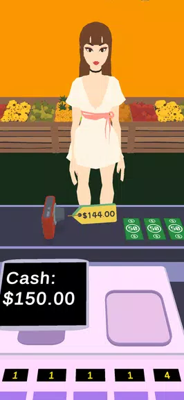 Cashier games - Cash register ảnh chụp màn hình 1