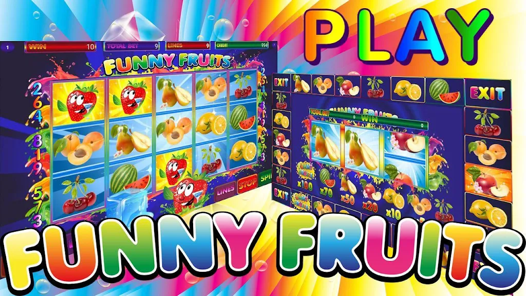 Funny Fruits Slot Captura de tela 3