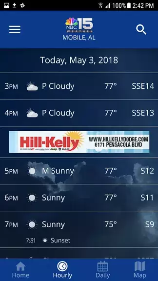 NBC 15 WPMI Weather zrzut ekranu 3