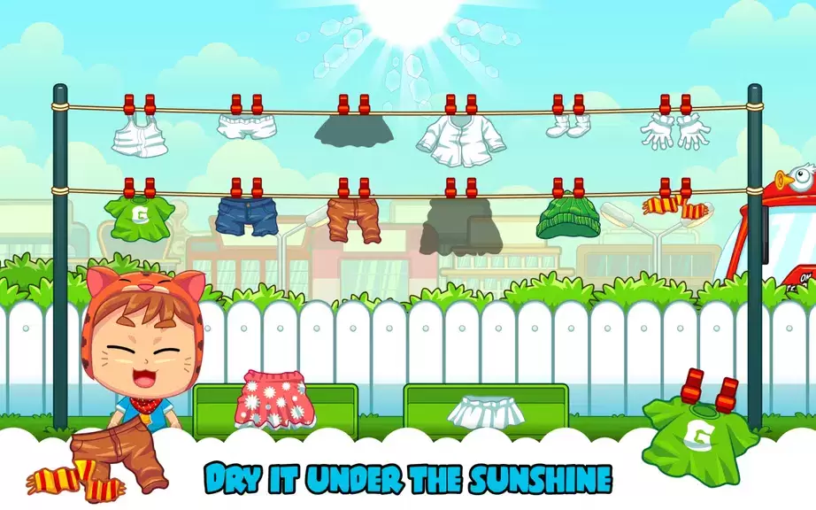 Screenshot Marbel Laundry - Kids Game 4